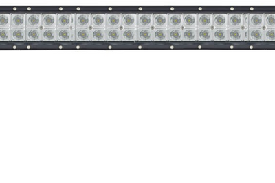 Go Rhino Universal 20in Double Row LED Light Bar - Black - Truck Bed Accessories