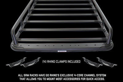 Go Rhino Universal 65in SRM 600 Basket Style Rack - Textured black - Roofs & Roof Accessories