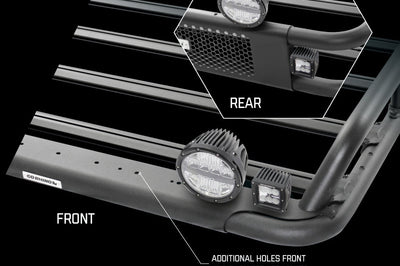 Go Rhino Universal 65in SRM 600 Basket Style Rack - Textured black - Roofs & Roof Accessories