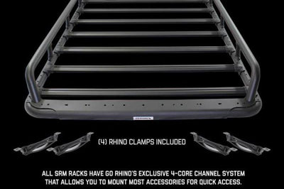 Go Rhino Universal 65in SRM 600 Basket Style Rack - Textured black - Roofs & Roof Accessories