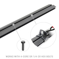 Go Rhino Universal XRS 37 3/4 Cross Rail Accessory Set - Tex. Black - Truck Bed Accessories