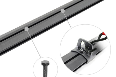 Go Rhino Universal XRS 49 3/4 Cross Rail Accessory Set - Tex. Black - Truck Bed Accessories