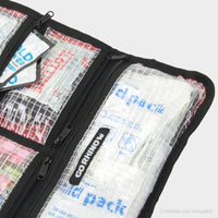 Go Rhino XVenture Gear First Aid Roll - Large (5x5in. Closed) 12oz Waxed Canvas - Black - Roofs & Roof Accessories