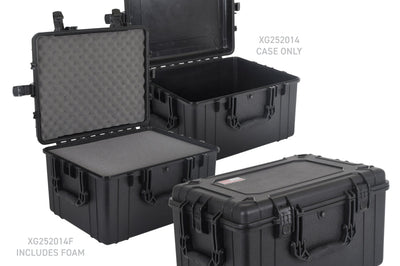 Go Rhino XVenture Gear Hard Case - Extra LG 25in. / Lockable / IP67 / Automatic Air Valve - Tex. Blk - Roofs & Roof