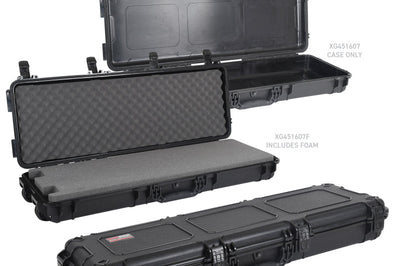 Go Rhino XVenture Gear Hard Case - Long 44in. / Lockable / IP67 / Automatic Air Valve - Tex. Black - Roofs & Roof