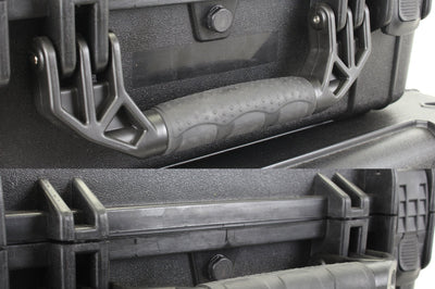 Go Rhino XVenture Gear Hard Case - Medium 18in. / Lockable / IP67 / Automatic Air Valve - Tex. Black - Roofs & Roof