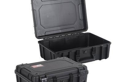 Go Rhino XVenture Gear Hard Case - Medium 18in. / Lockable / IP67 / Automatic Air Valve - Tex. Black - Roofs & Roof