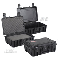 Go Rhino XVenture Gear Hard Case - Medium 18in. / Lockable / IP67 / Automatic Air Valve - Tex. Black - Roofs & Roof