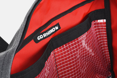 Go Rhino XVenture Gear Recovery Bag (7.5x11.5x18in. Closed) 12oz Waxed Canvas - Black - Roofs & Roof Accessories