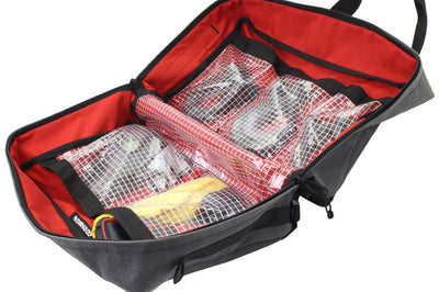 Go Rhino XVenture Gear Recovery Bag (7.5x11.5x18in. Closed) 12oz Waxed Canvas - Black - Roofs & Roof Accessories