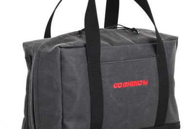 Go Rhino XVenture Gear Recovery Bag (7.5x11.5x18in. Closed) 12oz Waxed Canvas - Black - Roofs & Roof Accessories