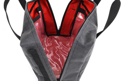 Go Rhino XVenture Gear Recovery Bag (7.5x11.5x18in. Closed) 12oz Waxed Canvas - Black - Roofs & Roof Accessories