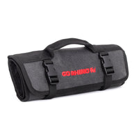 Go Rhino XVenture Gear Tool Wrench Roll - Large (4x4in. Closed) 12oz Waxed Canvas - Black - Roofs & Roof Accessories