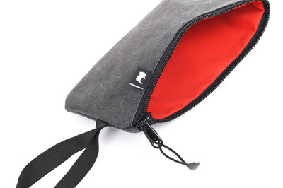 Go Rhino XVenture Gear Zipped Pouch - Large (12in. Wide Pocket / 6.5in. Hand Strap) Canvas - Black - Roofs & Roof