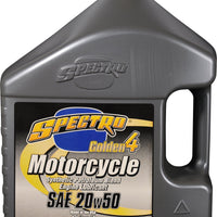 Spectro Golden M/c Semi- Syn 4t 20w50 4 Lt - Tires & Wheels