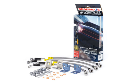 Goodridge 05 Corvette C6 Brake Lines - Brakes Rotors & Pads