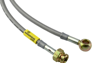 Goodridge 06-13 Chevrolet Corvette Z06/ZR1/Grand Sport Stainless Steel Brake Lines Kit - Brakes Rotors & Pads