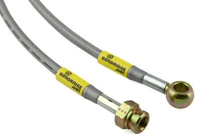 Goodridge 06-13 Chevrolet Corvette Z06/ZR1/Grand Sport Stainless Steel Brake Lines Kit - Brakes Rotors & Pads