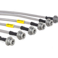 Goodridge 13-15 Nissan Sentra w/ Rear Disc Brakes SS Brake Line Kit - Rotors & Pads