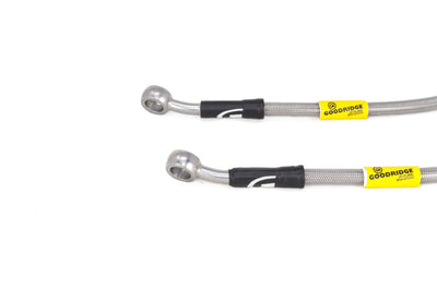 Goodridge 13-15 Nissan Sentra w/ Rear Disc Brakes SS Brake Line Kit - Rotors & Pads