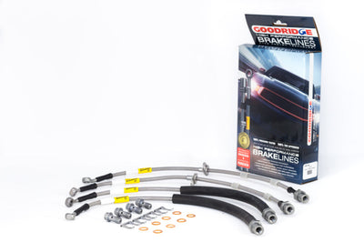 Goodridge 16-17 Chevrolet Camaro LT (w/ Brembo Calipers) SS Brake Lines - Brakes Rotors & Pads
