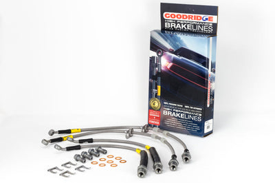 Goodridge 16-17 Chevrolet Camaro ZL1/SS (Excl. 1LE Pkg.) Models w/Brembo Calipers SS Brake Lines - Brakes Rotors & Pads