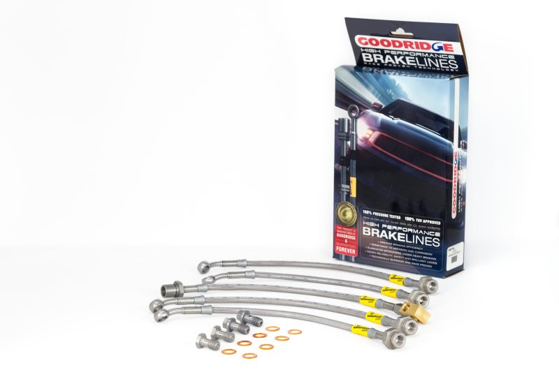 Goodridge 93-96 Chevrolet Impala SS Brake Lines - Brakes Rotors & Pads