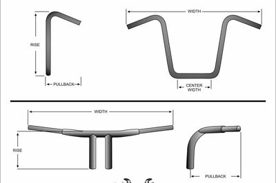 BURLY BRAND Gorilla 12’’ Apehangers 1.25’’ Chrome - Handlebars