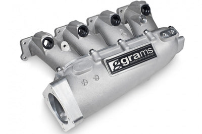 Grams Performance VW MK4 Large Port Intake Manifold - Raw Aluminum - Engine Components