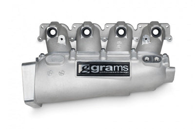 Grams Performance VW MK4 Large Port Intake Manifold - Raw Aluminum - Engine Components