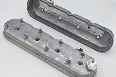 Granatelli Motor Sports 96-22 GM LS Tall Valve Cover w/Integral Angled Coil Mounts - Cast Finish - Engine Components