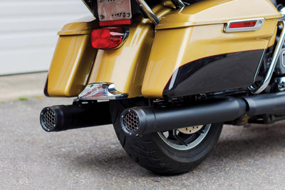 Firebrand Grand Prix Mufflers Black Cheiftain / Challenger `14-up - Harddrive Products