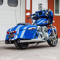 Firebrand Grand Prix Mufflers Chrome Cheiftain / Challenger `14-up - Harddrive Products