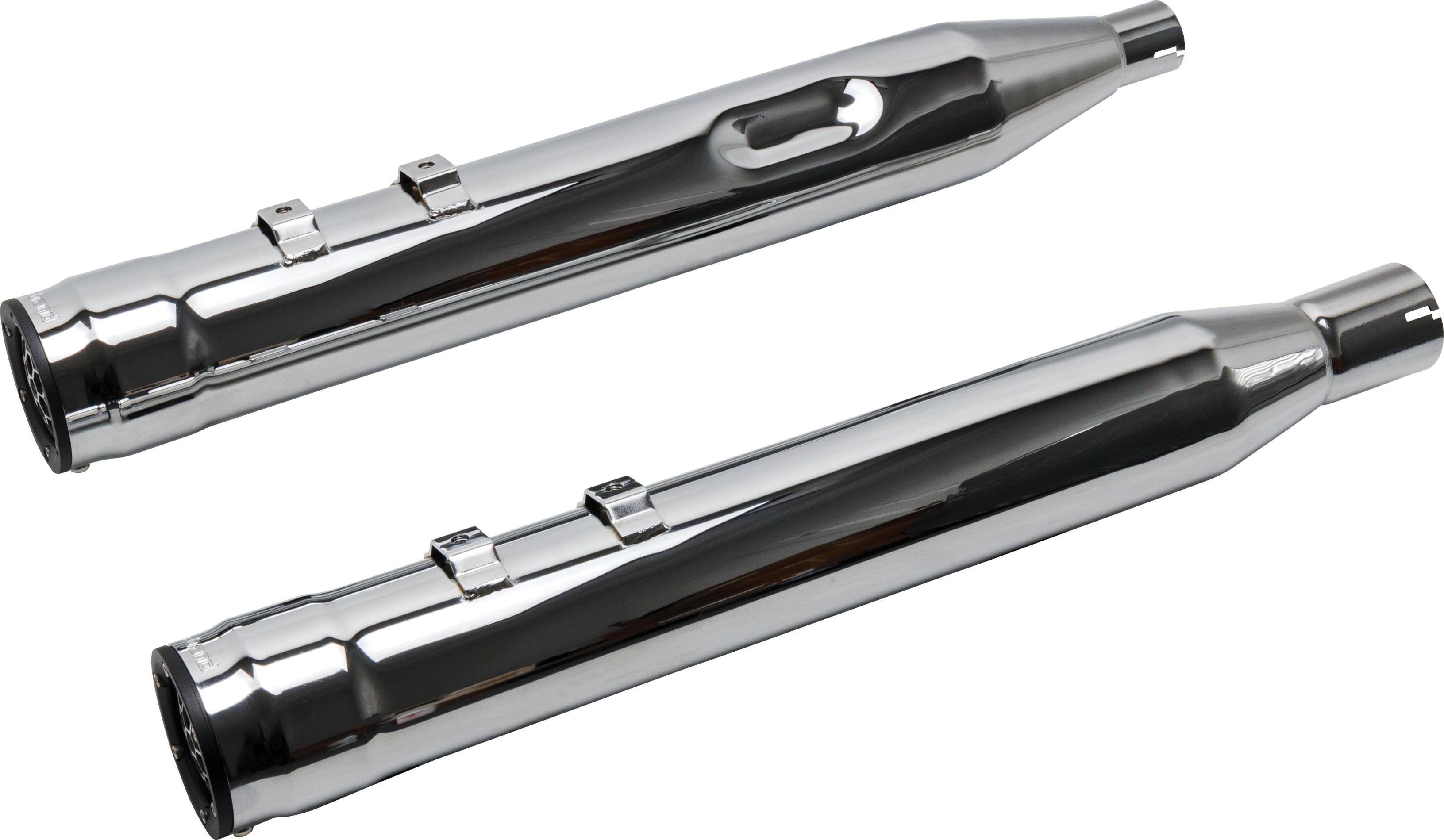 Firebrand Grand Prix Mufflers Chrome Touring `95-16 - Harddrive Products