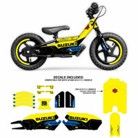 D-cor Graphic Kit Stacyc Suzuki 12’’ & 16’’ - Offroad Collection