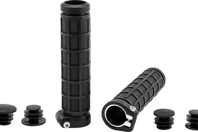 Fire Power Grip-lock Grips Red/black - Black/Black - Watercraft Collection