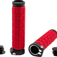 Fire Power Grip-lock Grips Red/black - Black/Black - Watercraft Collection