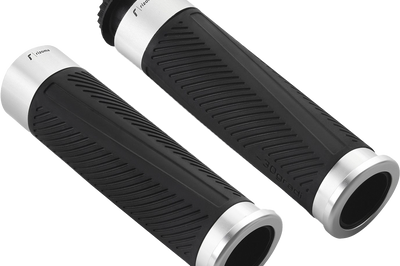 Rizoma Grips 30 Gradi 22mm Black - Silver - Street Collection