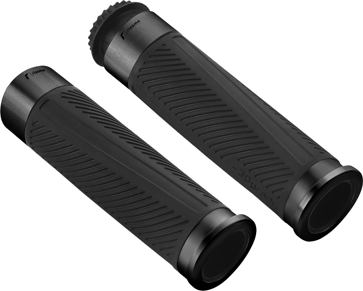 Rizoma Grips 30 Gradi 22mm Black - Street Collection