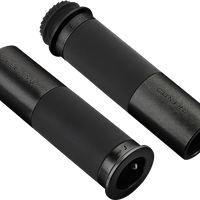 Rizoma Grips Icon 22mm Black - Silver - Street Collection