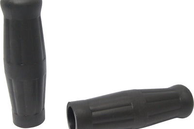 Harddrive Grips Old School White W/o Throttle Sleeve - Black - Products