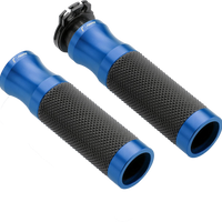 Rizoma Grips Sport 22mm Green - Silver - Street Collection