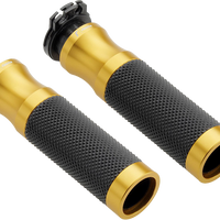 Rizoma Grips Sport 22mm Green - Silver - Street Collection