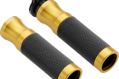 Rizoma Grips Sport 22mm Green - Gold - Street Collection