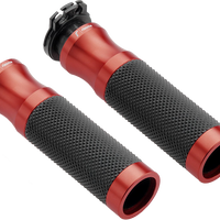 Rizoma Grips Sport 22mm Green - Silver - Street Collection