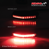 Koso Gt-06 Led Brake/taillight Red Lens