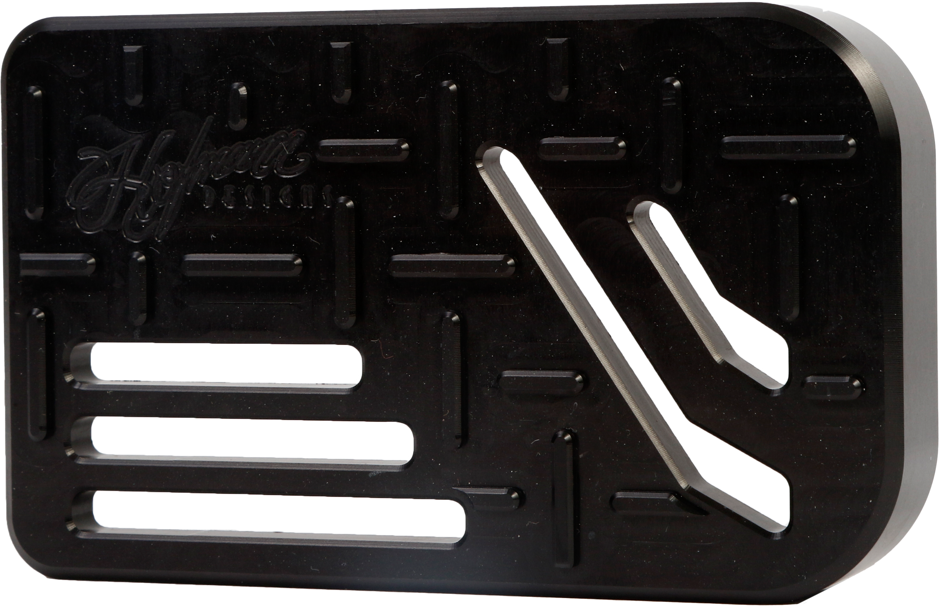 Hofmann Designs H/d Billet Brake Pedal Pad Black Flt - Harddrive Products