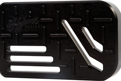 Hofmann Designs H/d Billet Brake Pedal Pad Black Flt - Harddrive Products