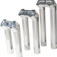 Hofmann Designs H/d Billet Risers 10’’ Raw Kickback - Harddrive Products