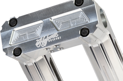 Hofmann Designs H/d Billet Risers 10’’ Raw Kickback - Harddrive Products